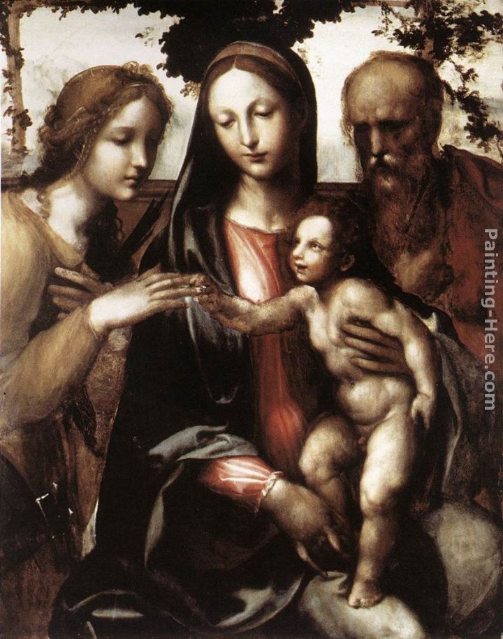 Il Sodoma The Mystic Marriage of St Catherine
